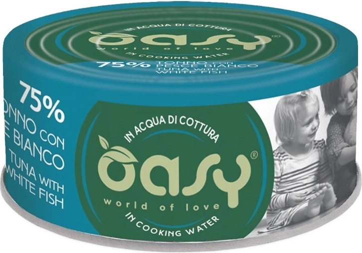 Oasy More Love tuna with white fish 70 g