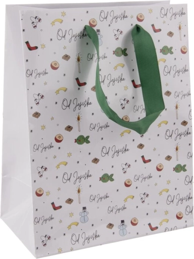 Papieren cadeautas van de Kerstman 18 × 10 × 23 cm