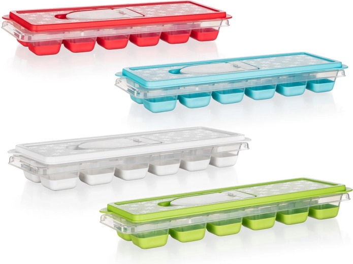 CULINARIA Ice Cube Tray with Lid and Filling Spout