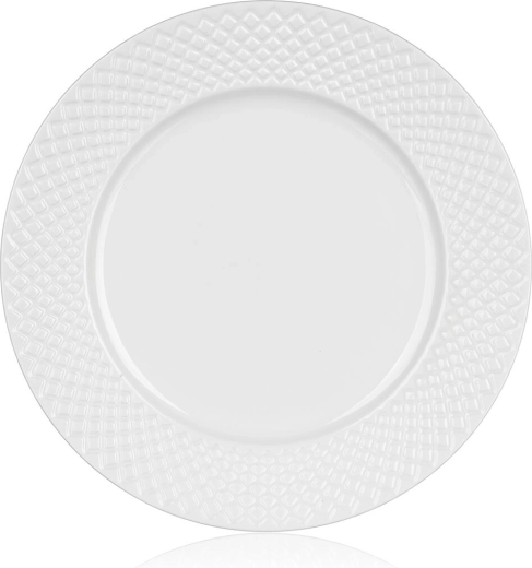 DIAMOND Dessert Plate 20.2 cm Ceramic White