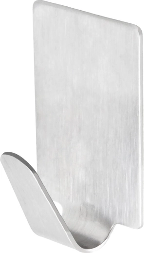 Crochets autocollants carrés en acier inoxydable (8 pcs)