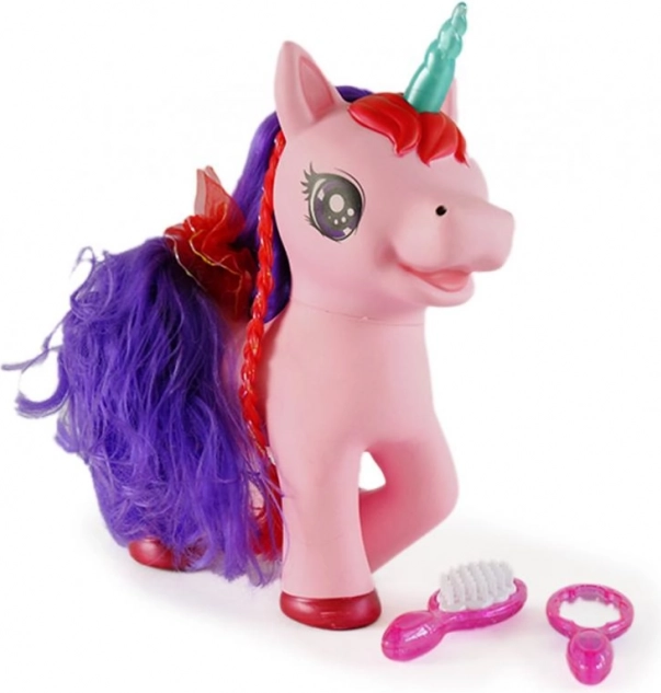 Interactive Pink Unicorn with Sounds MAC TOYS
