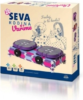SEVA Building Set Family We Cook – kitchen mixer, cooker and microwave oven, 682 pieces