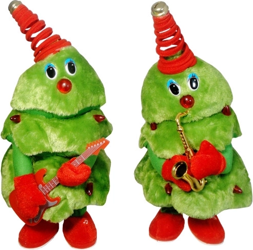 Christmas dancing and talking tree with music