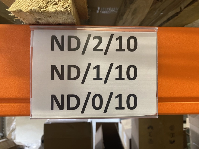 Pochette pour étiquette autocollante 11x15 cm