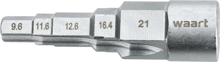 Clé pour raccords de radiateur à tailles multiples