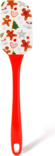 Weihnachtlicher Küchenschaber mit Silikonkopf