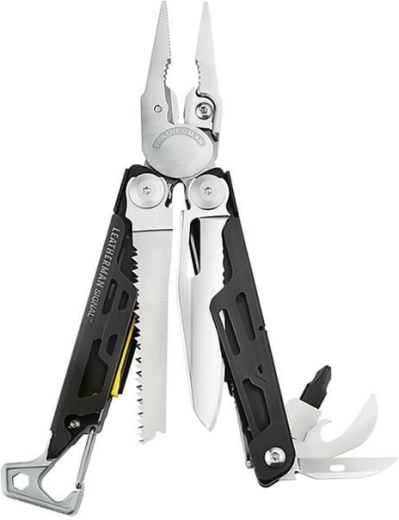 Leatherman Signal multi-tool, 19 functions, black–silver