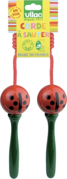 Springtouw Lieveheersbeestje van Vilac