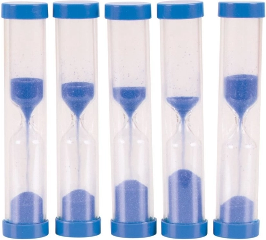 Bigjigs Toys sand timer 5 minutes blue
