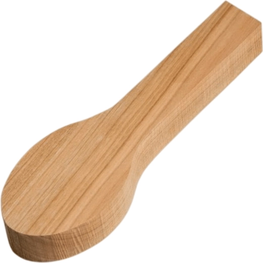 Rohling zum Schnitzen eines Teelöffels aus Kirschholz Beavercraft