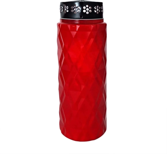 Provence grave candle 14 days red