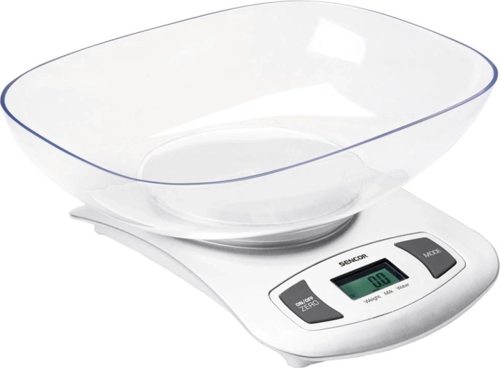 Balance de cuisine Sencor SKS 4001WH avec bol amovible