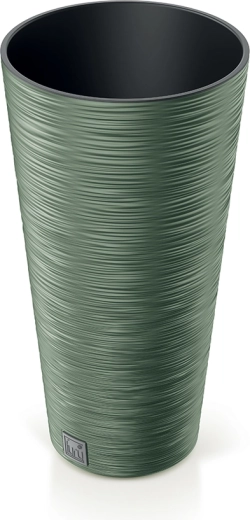 Furu Slim Flowerpot 25 cm – earthy green