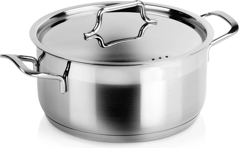 Casserole en acier inoxydable avec couvercle ANETT 20 cm, 3 l