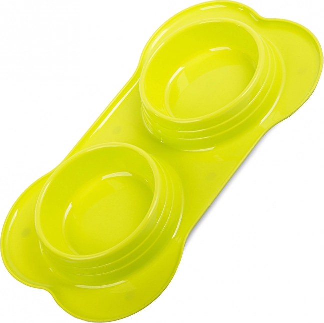Dubbele kom voor honden en katten 400 ml x 2
