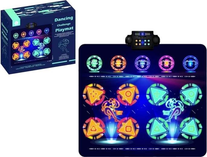 Tapis de danse interactif Dancing Challenge pour 2 joueurs