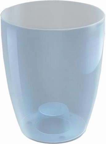 Cache-pot en plastique pour orchidées COUBI 13 × 16 cm 1,4 l transparent