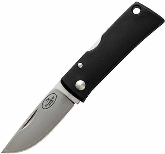 Fällkniven U4 pocket knife, black Grilon