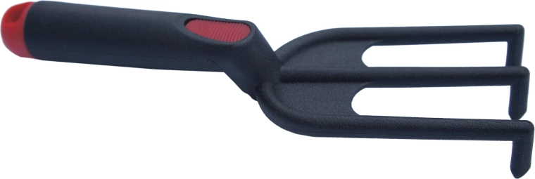 plastic soil cultivator with 3 tines
