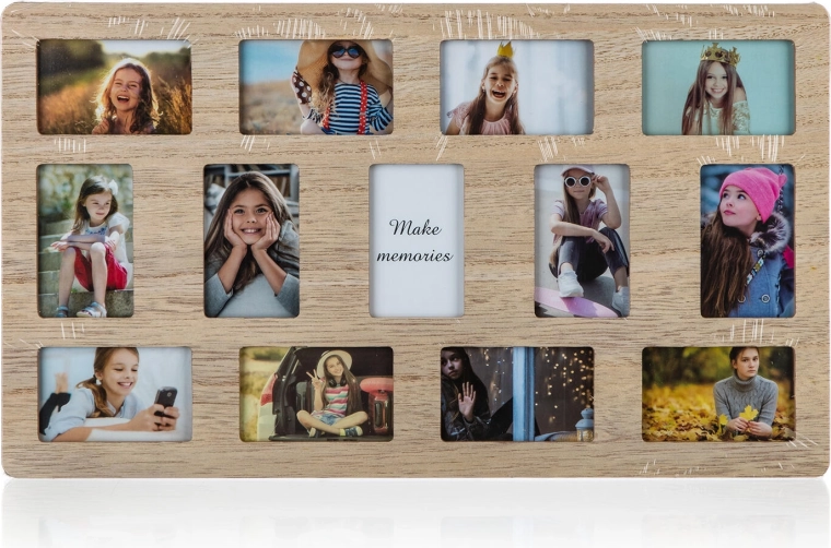 Tiener-fotolijst 20 × 30 cm voor 13 foto’s