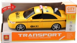 Taxi en plastique à piles avec lumières et sons