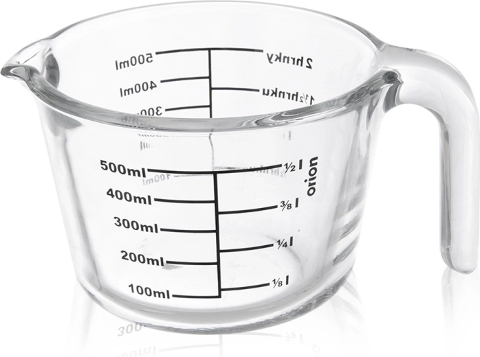 Glass kitchen measuring jug 500 ml