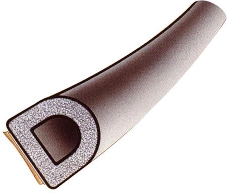 Raamafdichting EPDM D 9 × 8 mm, wit, 6 m