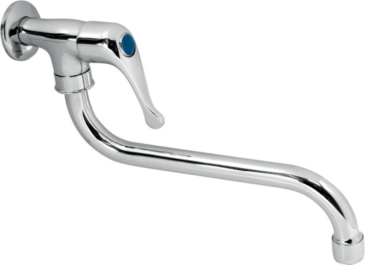 Wall-mounted sink faucet TITANIA IRIS for cold water, chrome