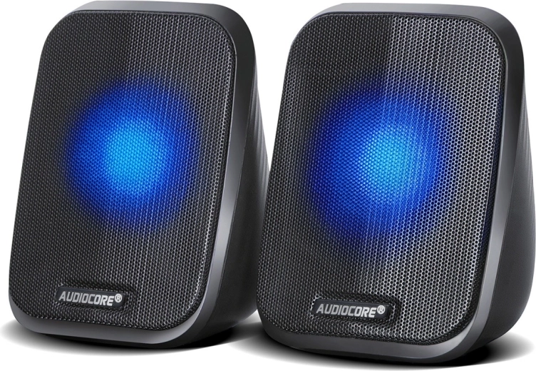 USB Speakers 6 W AUDIOCORE AC835 Black