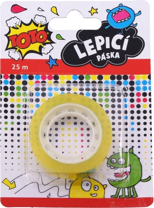 Transparante plakband 12 mm × 25 m