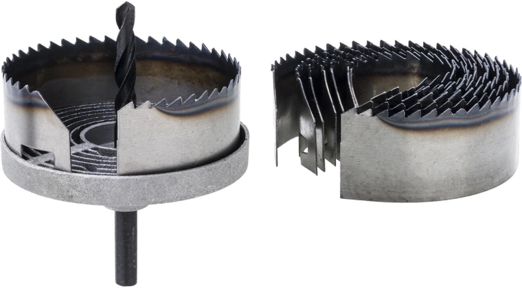 2" Hole Saw Set for Wood and Drywall, 7 Pieces