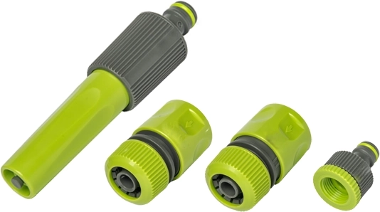 1/2" BRADAS Lime Garden Hose Accessory Set, 4-piece