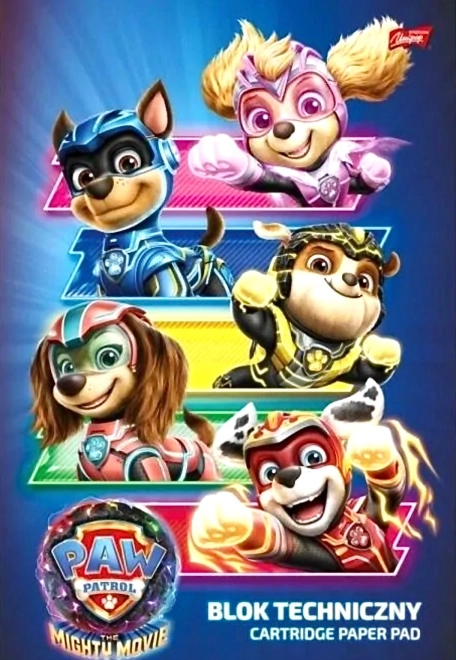 Poster Board A4 White 10 Sheets Paw Patrol