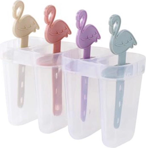 Plastische Eismaske TORO Flamingo, 4 Stk.