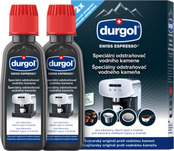 Durgol Swiss Espresso détartrant pour toutes les machines à café 2×125 ml