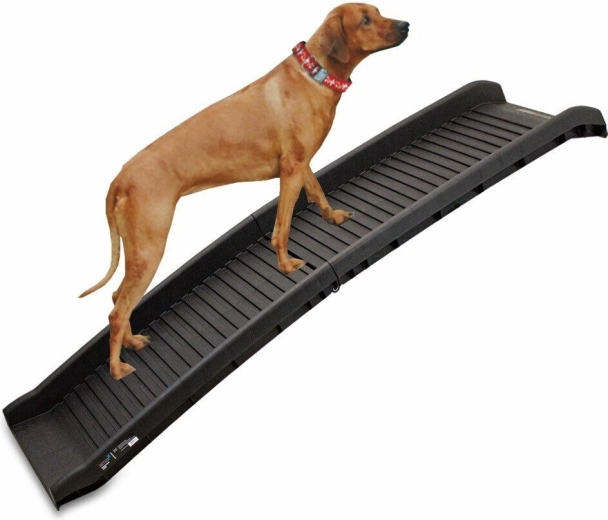 Folding dog ramp for car, lightweight, non-slip, up to 80 kg Bituxx
