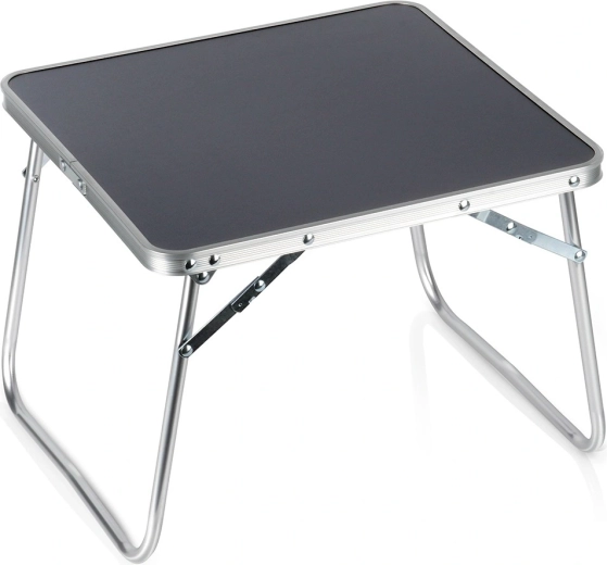 Vilde opvouwbare campingtafel grafiet 40 × 40 × 30 cm