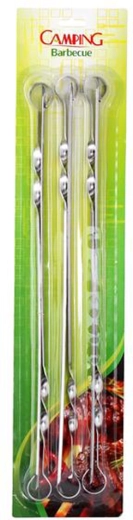 TORO Stainless Steel Grill Skewers 60 cm, Set of 6