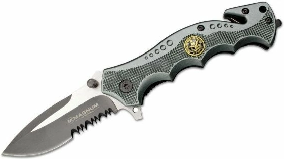 Magnum SWAT Res-Q rescue folding knife 8.5 cm, gray, aluminum