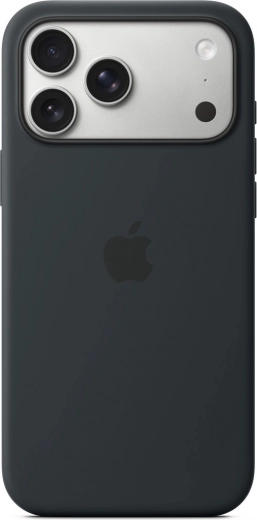 silicone case with MagSafe for iPhone 17 Pro Max – black