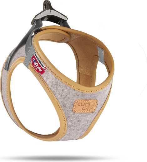 Curli dog harness Alpine light grey 3XS (1.5–3 kg)
