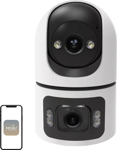 Moes WCM-Q09 caméra de sécurité IP 8 MP avec Wi‑Fi 6