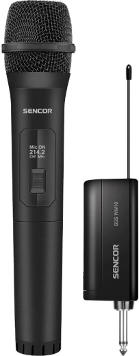 Draadloze microfoon Sencor SSS WM10 met ontvanger