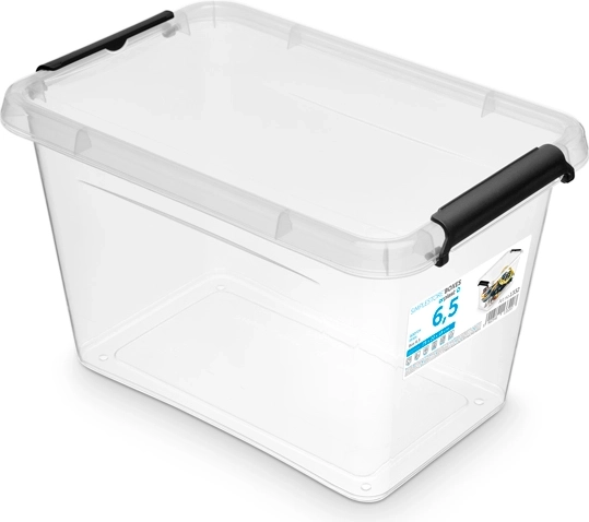 SimpleStore storage box with lid 6.5 L