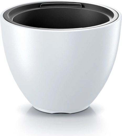 Blumentopf mit Einsatz 56,9 cm weiß