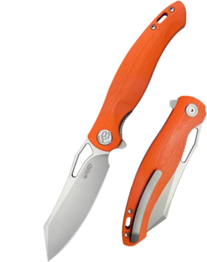 Kubey Drake couteau de poche 9,5 cm, G10 orange