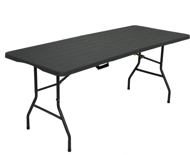 Opvouwbare kampeertafel NILS Camp, antraciet 180 × 74 cm
