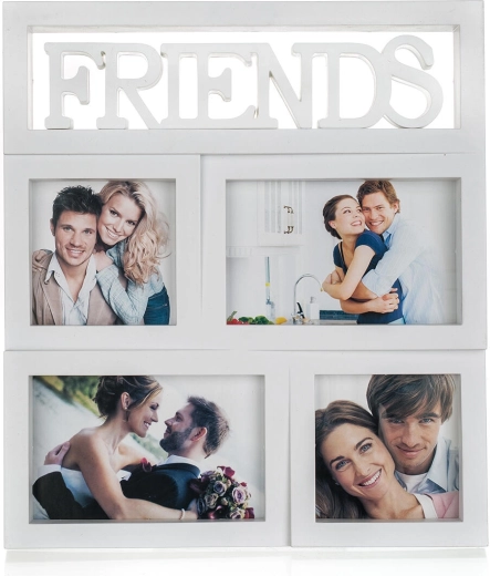 Cadre photo FRIENDS pour 4 photos 28 × 31 cm