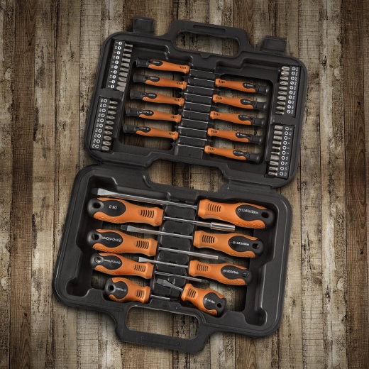 Kit de 59 tournevis et embouts dans une mallette